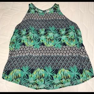 Old Navy loose flowing tank, with keyhole neck